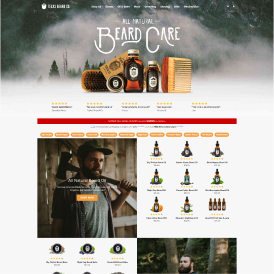 Texas Beard Company website home page
